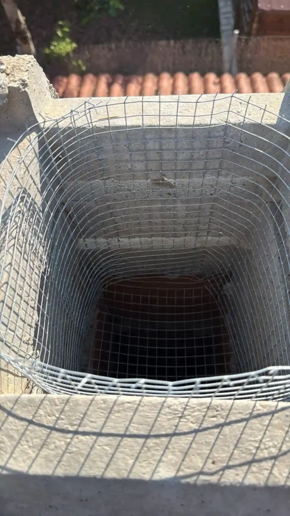 Malla antiaves puesta